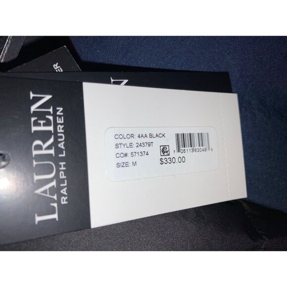 Lauren Ralph Lauren Black Sherpa Hooded Coat Jacket for Women, Medium New - Picture 6 of 6